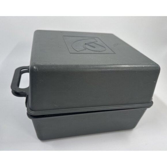 Vintage Marching Band Hat Medium Black Pluribus Eagle Costume Shako Maker w/Case - Picture 12 of 13